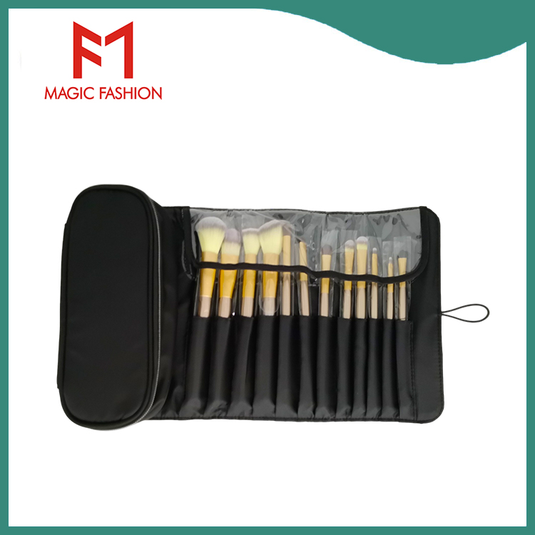 Arge Capacity Portable Make Up Bag Brush Holder